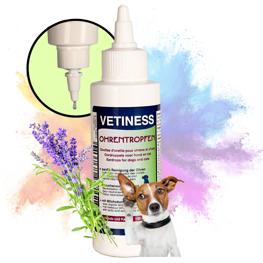 Vetiness gotas para los oídos con aceite de lavanda 100 ml